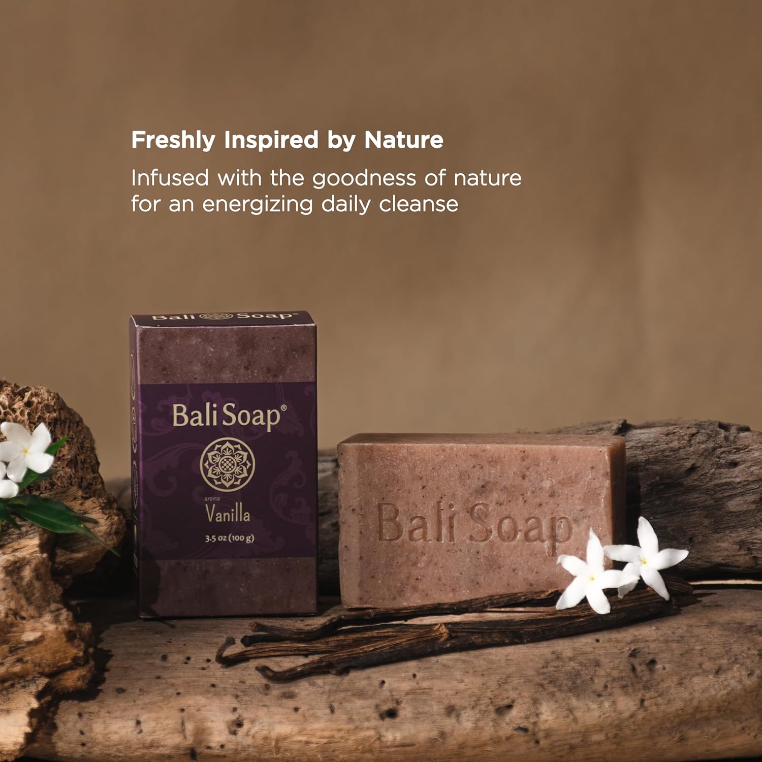 Bali Soap 6-Pack Handmade in Bali, Natural Cold Processed Bar Soap for Daily Use with Plant-Based Oils, Purifying & Refreshing, Vegan