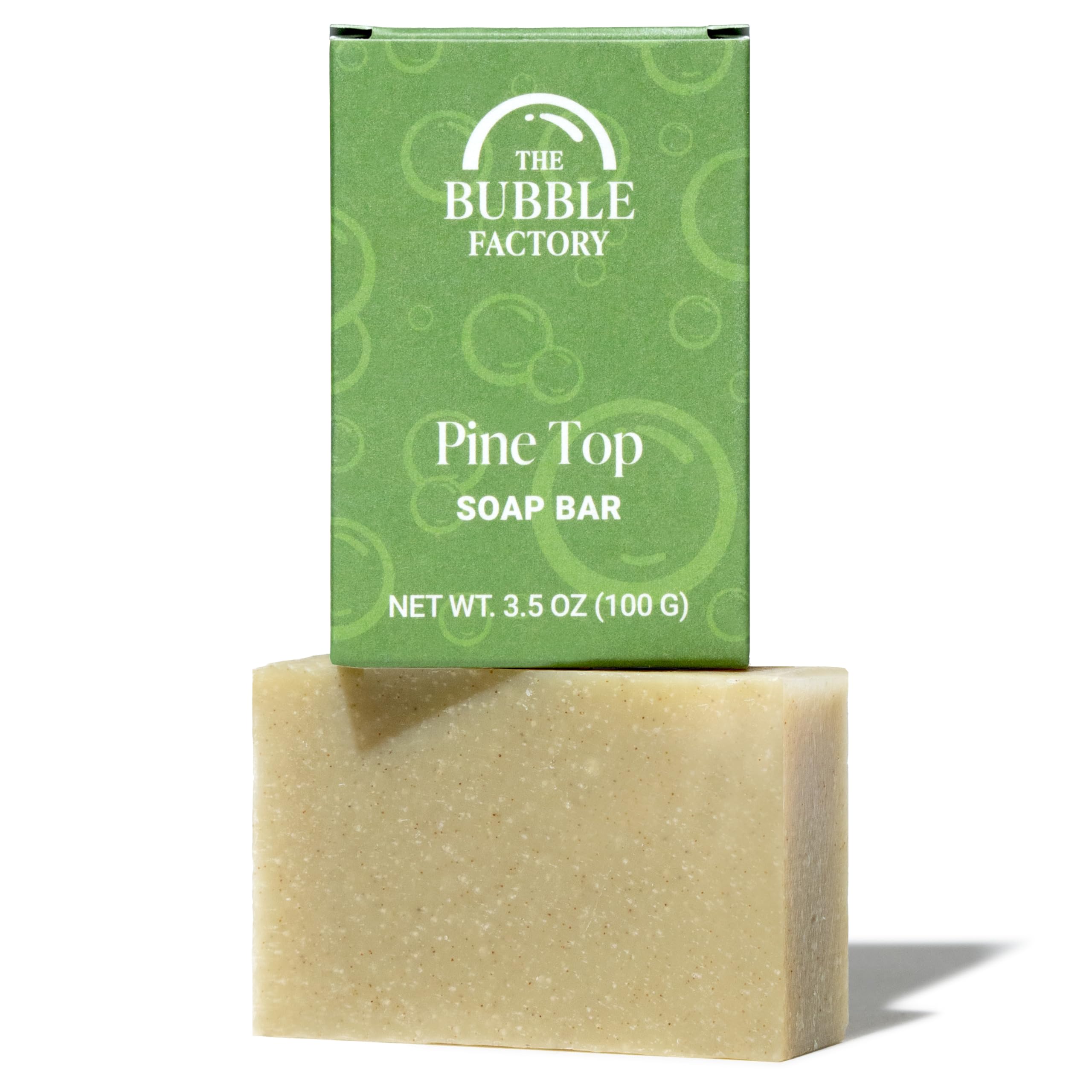 The Bubble Factory Handmade Natural Bath & Body Soap Bar, Vegan, All-Natural, Palm Oil Free, Made in USA with Shea Butter + Essential Oils, Lavender Collection, 3 Bars