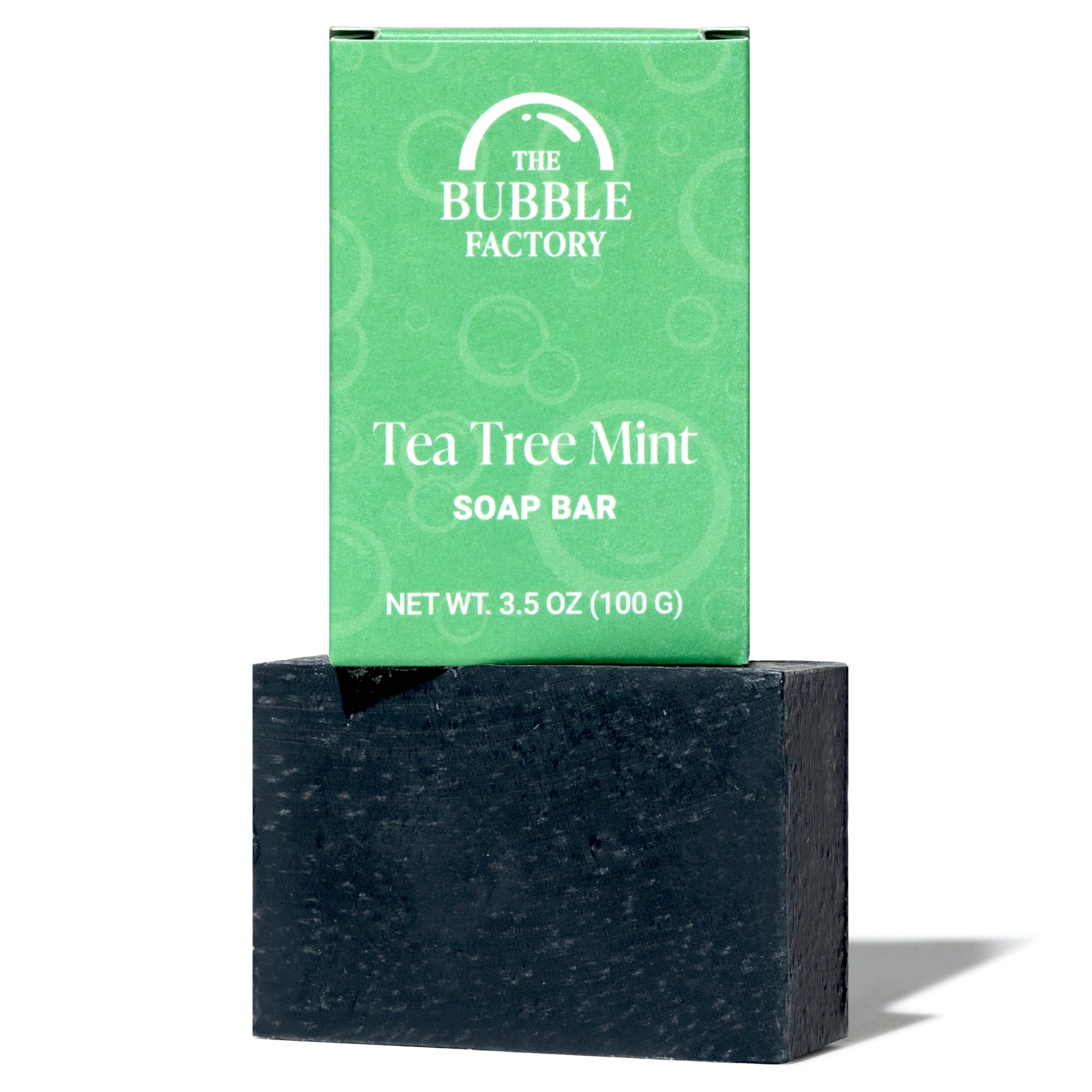 The Bubble Factory Handmade Natural Bath & Body Soap Bar, Vegan, All-Natural, Palm Oil Free, Made in USA with Shea Butter + Essential Oils, Lavender Collection, 3 Bars