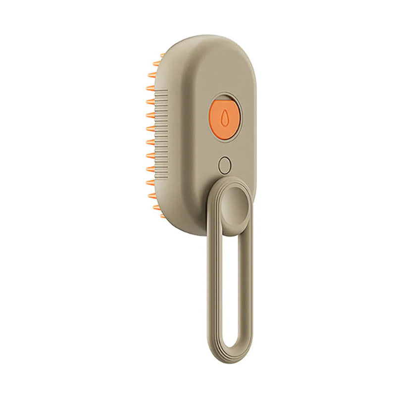 Hate bathing your pet?Steam Brush cleans without water. Long-lasting battery, 1 month per charge.