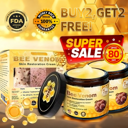Made in the USA ✨Newly developed Bee Venom Skin Repair Cream⏰ Last day 80% off 💕