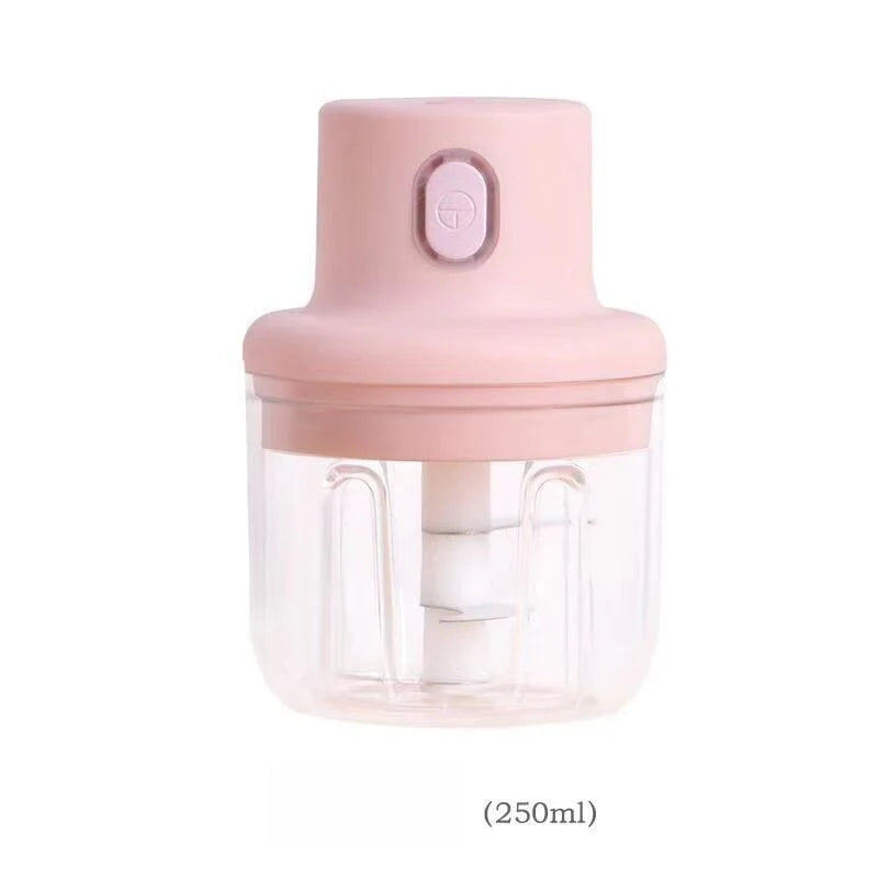 Last Day 60%OFF - 🎁 250ML Mini Electric Garlic Cutter Multifunctional Food Chopper USB Rechargeable🔥