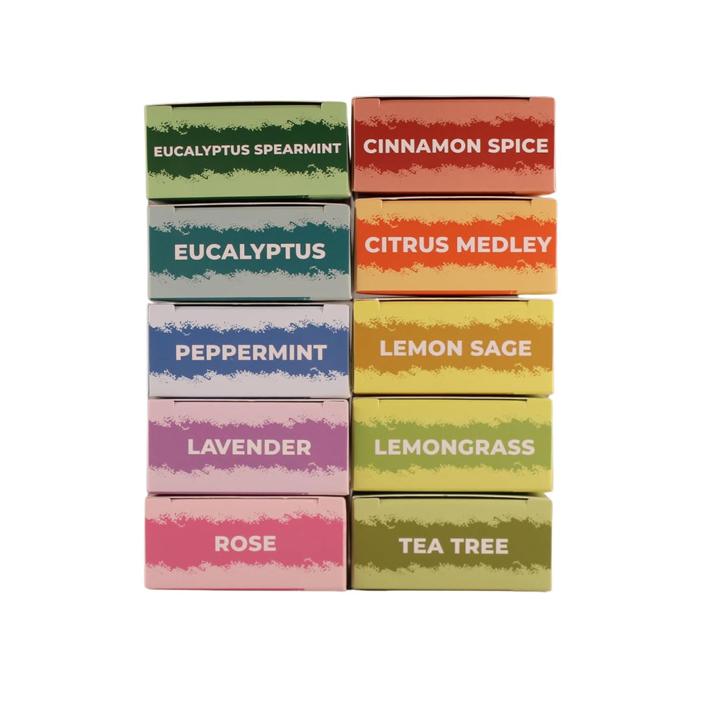 Adams Handmade Soap Variety Pack – 10 Bar Set: Tea Tree, Peppermint, Rose, Lavender, Citrus, Herbal & Floral Scents | Vegan, Cold Process, 84% Organic, Fair Trade, USA Made