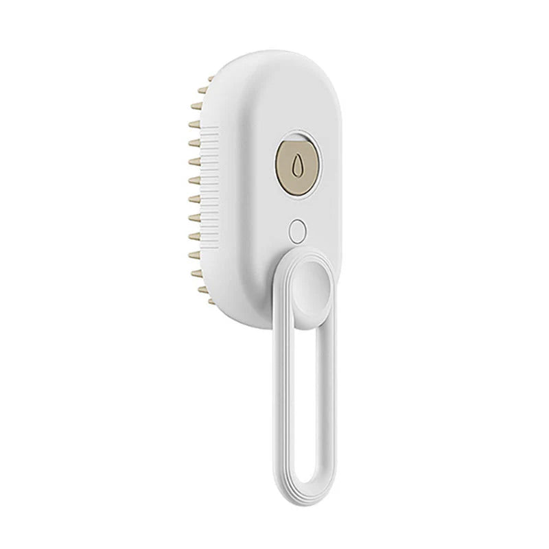 Hate bathing your pet?Steam Brush cleans without water. Long-lasting battery, 1 month per charge.