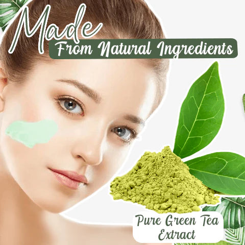 Natural Green Tea Clay Stick– Clears Acne & Refines Pores🌿