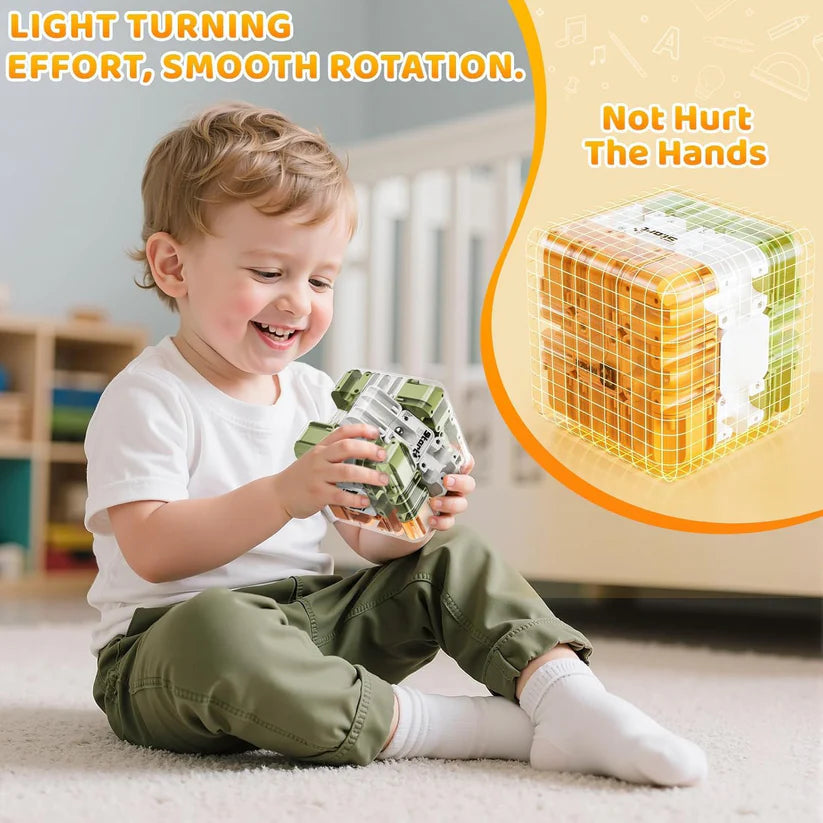 3D Labyrinth Maze Cube – Captivating Brain Teaser Toy!
